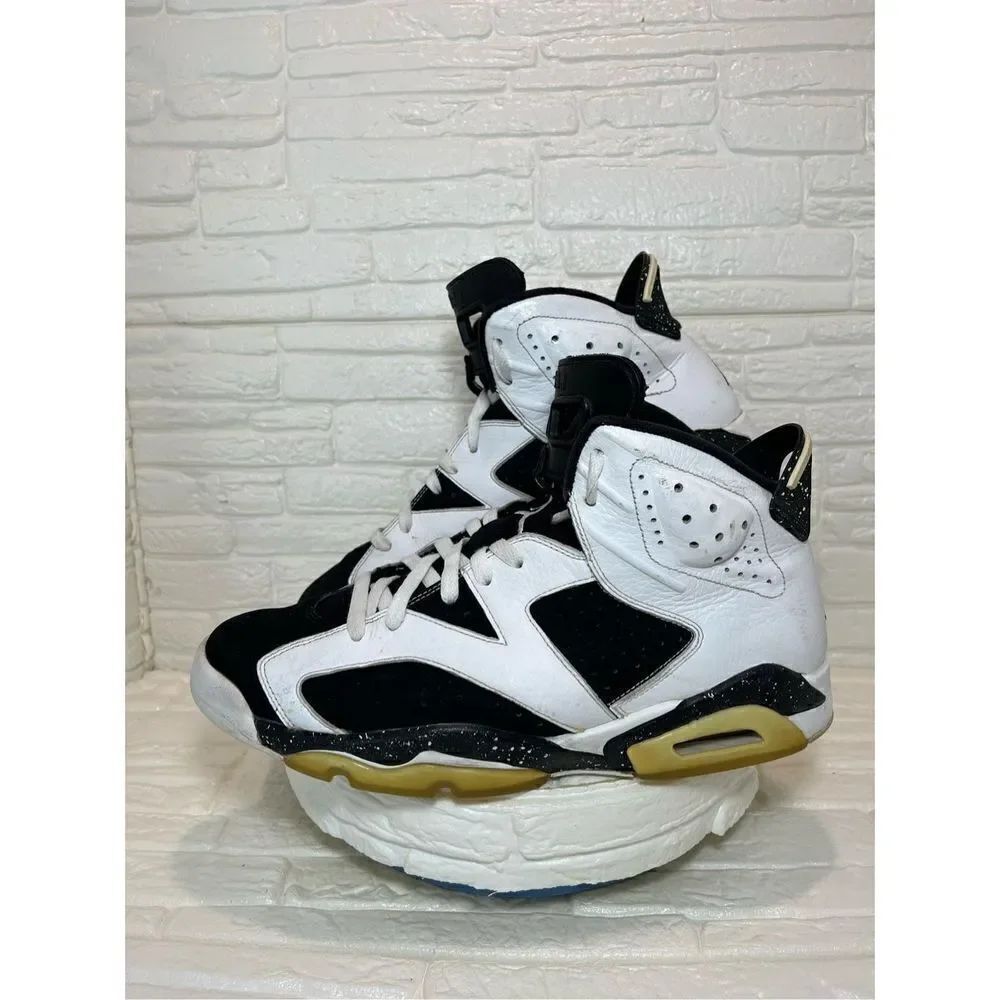 NIKE AIR JORDAN 6 RETRO (GS) WHITE-BLACK for men Size 11 OREO
